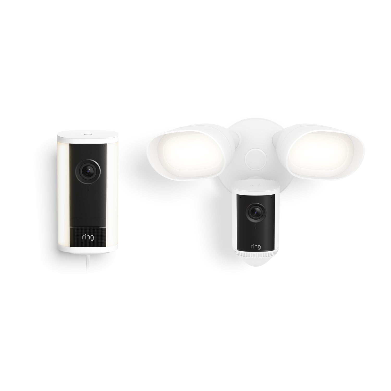 Spotlight Cam Pro, Plug-in (2nd Gen) + Floodlight Cam Pro (2nd Gen)