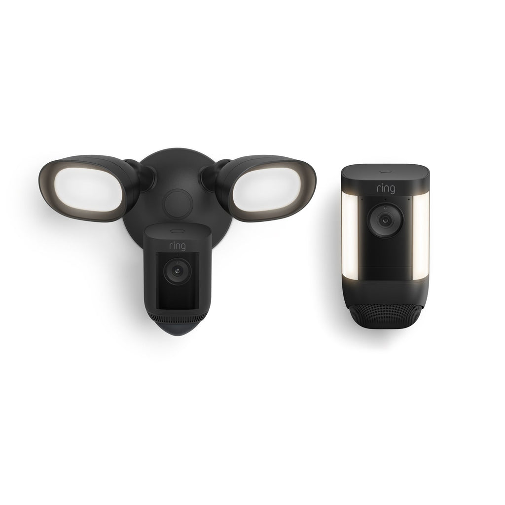 Front and Backyard Deluxe Kit (Spotlight Cam Pro Battery + Floodlight Cam Wired Pro)