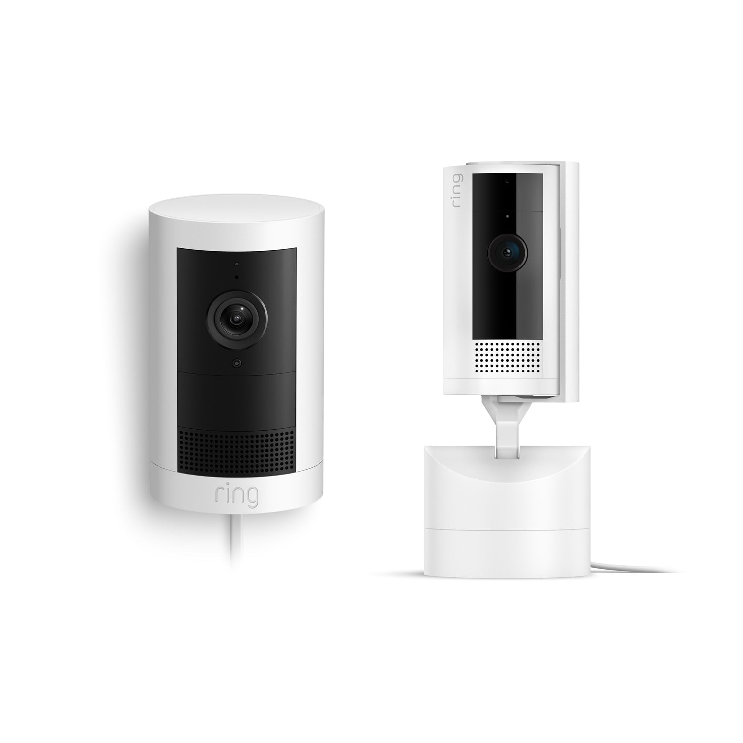 Outdoor Cam Plus Plug-In + Pan-Tilt Indoor Cam
