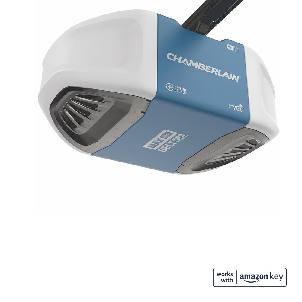 Chamberlain® Ultra-quiet belt drive Wi-Fi® Garage Door Opener (for Works with Ring)