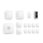 Protected Deluxe Kit (Wired Doorbell Pro &#40;Video Doorbell Pro 2&#41; + Alarm Security Kit, 14-Piece)