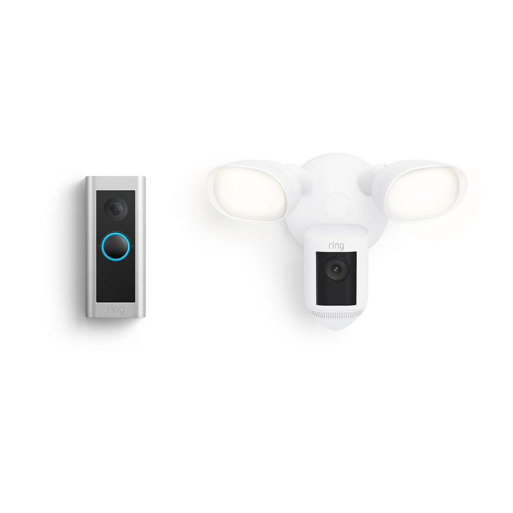 Connected Deluxe Kit (Wired Doorbell Pro (Video Doorbell Pro 2) + Floodlight Cam Wired Pro)