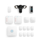 Alarm 14 Piece Security Kit + Wired Doorbell Pro &#40;Video Doorbell Pro 2&#41; + Floodlight Cam Wired Plus